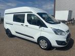 Ford Transit Custom 2.2TDCI L2H2 Dubbelcabine Airco Cruiseco, Auto's, Voorwielaandrijving, Euro 5, 101 pk, Gebruikt