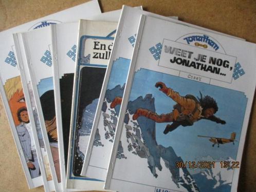 adv5319 jonathan met nietjes 8x, Boeken, Stripboeken, Gelezen, Ophalen