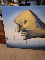 Dali print groot 145 bij 92 cm op frame gespannen, Huis en Inrichting, Woonaccessoires | Schilderijen, Tekeningen en Foto's, Ophalen