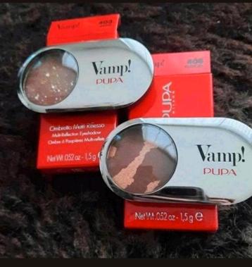 2x nieuwe Pupa oogschaduw bruin caramel 403 + 408 beschikbaar voor biedingen