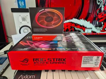 AMD Ryzen 9 3900x + Asus rog strix x570e gaming beschikbaar voor biedingen