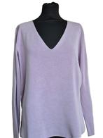 Vintage lila trui van zijde / silk, Maat 42/44 (L), Vintage, Ophalen of Verzenden, Zo goed als nieuw