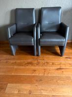 Fijne fauteuiltjes, Huis en Inrichting, Fauteuils, Ophalen, Gebruikt, 50 tot 75 cm, Leer