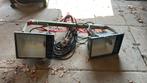 Zware bouwlampen 400watt x2, Ophalen, Gebruikt