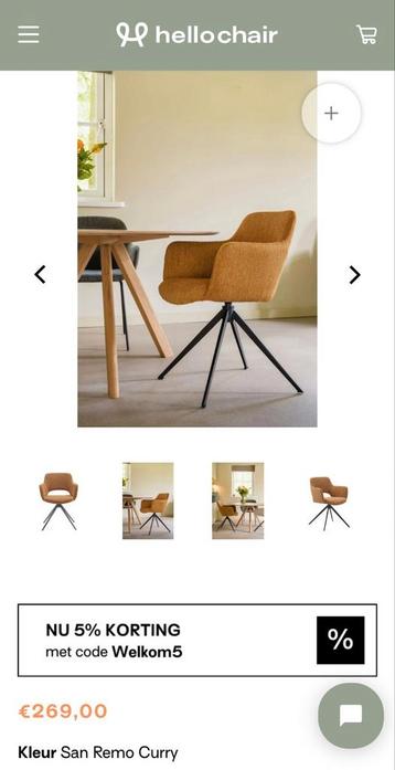 NIEUW: 4 eetkamerstoelen Hello Chair Factuur + Garantie beschikbaar voor biedingen