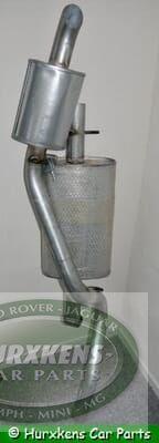 Midden en achterdemper Land Rover 300 TDI   ( ZONDER KAT) beschikbaar voor biedingen