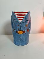 Kato Kogei Kermaniek Japanse Bloemenvaas Retro Denim, Ophalen of Verzenden