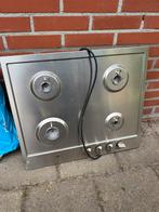 ETNA KG859RVSA – Luxe 4‑pits inbouw gaskookplaat, Ophalen, Zo goed als nieuw, Inbouw, Gas