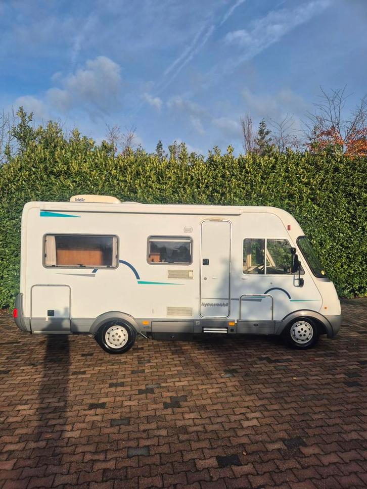 Fiat hymer️♥️2xairco🥶camera🎥vastbed✅️lpg systeem✔off-grid️, Caravans en Kamperen, Campers, Bedrijf, tot en met 5, Integraal