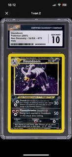 Pokémon Houndoom First Edition Neo Discovery CGC 10 (PSA), Hobby en Vrije tijd, Verzamelkaartspellen | Pokémon, Ophalen of Verzenden