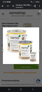 Hardwaxolie Osmo 2.5L 3065 semi-mat kleurloos 3041 natural, Minder dan 5 liter, Ophalen of Verzenden, Nieuw, Wit