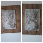 Houten wandpanelen met Griekse Goden, Ophalen, Zo goed als nieuw