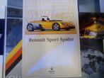Renault Sport Spider originele folder/brochure 1996 Duits, Ophalen of Verzenden, Renault