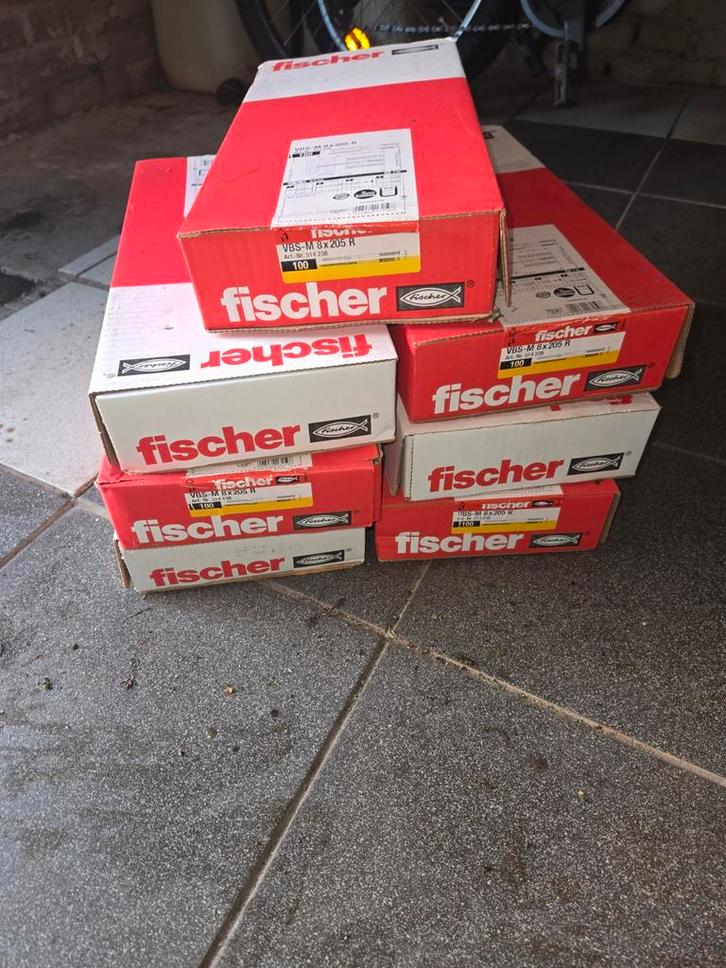 Fischer VBS-M 8x205 R Renovatieanker - Nieuw!, Doe-het-zelf en Verbouw, Hang- en Sluitwerk, Ophalen of Verzenden