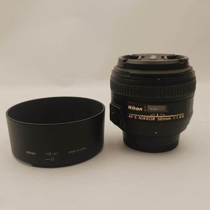 Nikon AF-S NIKKOR 50 mm f:1.4 G Lens || Nu voor €249,99, Audio, Tv en Foto, Fotografie | Lenzen en Objectieven, Gebruikt, Standaardlens