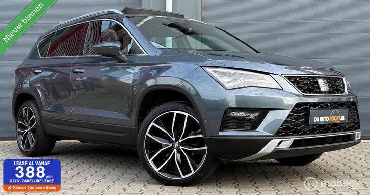 Seat Ateca 2.0 TSI 190PK DSG Xcellence 4DRIVE Pano.dak/Trekh, Auto's, Seat, Bedrijf, Te koop, Ateca, 360° camera, 4x4, ABS, Adaptive Cruise Control