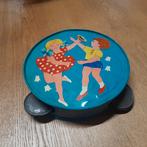 Antieke kinder tamboerijn met dansende meisjes, Ophalen of Verzenden, Zo goed als nieuw