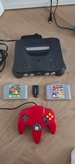 Nintendo 64 met Mario 64 en Super Smash Bros en HDMI adapter, Ophalen of Verzenden, Gebruikt
