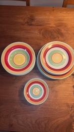 6 delige bordenset, 24 totaal, Huis en Inrichting, Ophalen, Overige stijlen, Bord(en)