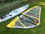 Highfly fun 320 complete surfset met arrows 3.6 zeil, Watersport en Boten, Windsurfen, Gebruikt, Met draagtas, 300 cm of meer