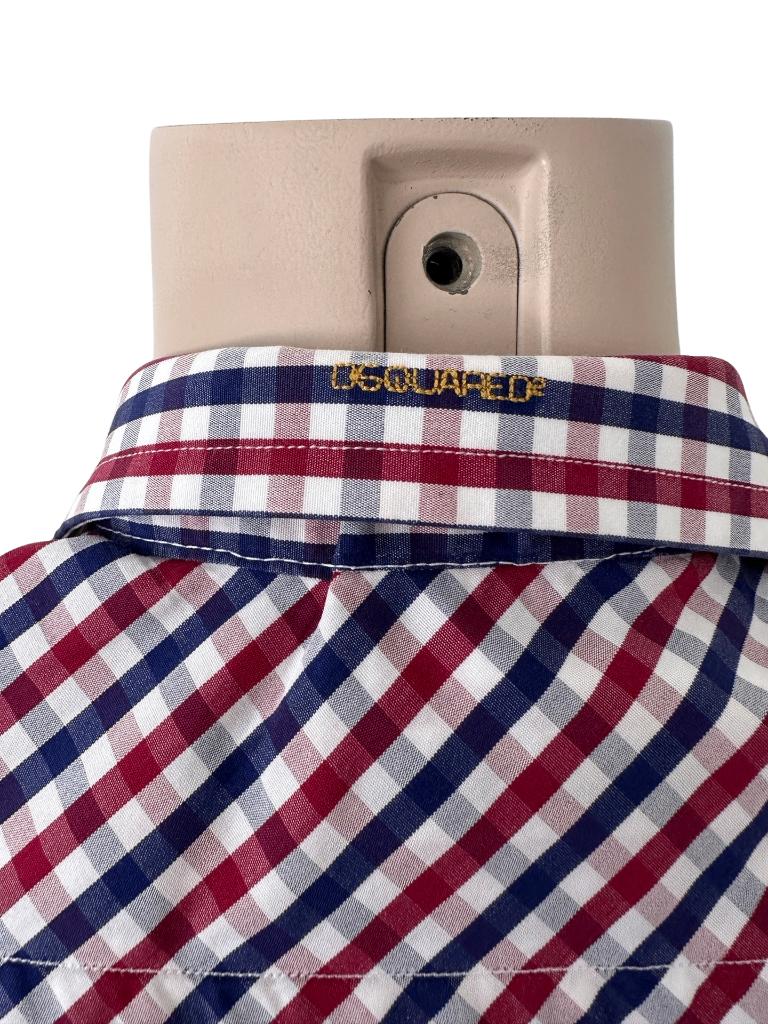 Dsquared blouse M, Maat 38/40 (M), Blauw, Ophalen of Verzenden, Zo goed als nieuw