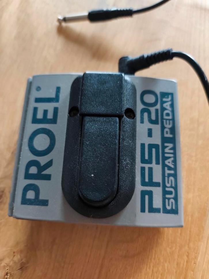 Proel PFS-20 Sustain Pedaal - Goed Onderhouden, Muziek en Instrumenten, Effecten, Zo goed als nieuw, Overige typen, Ophalen