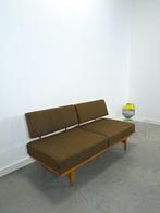 Design daybed slaapbank Knoll, Stella 1950 vintage, Bruin, Gebruikt, Tweepersoons, Ophalen of Verzenden