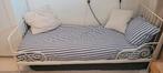 Ikea Minnen Meegroeibed + Lattenbodem, Ophalen, Gebruikt, 70 tot 85 cm, Lattenbodem
