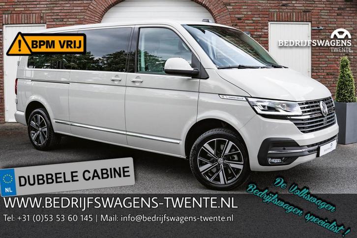 Volkswagen Transporter T6.1 Caravelle 2.0 TDI 204 PK DSG L2H, Auto's, Bestelauto's, Bedrijf, Te koop, Adaptive Cruise Control