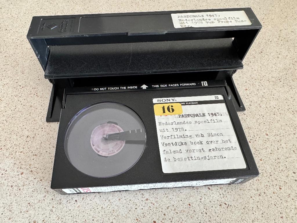 Pastorale 1943 - Betamax band (16), Vanaf 16 jaar, Ophalen of Verzenden, Gebruikt, Actie en Avontuur