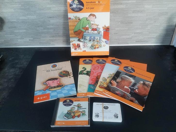 Thuis leren lezen 4-5 jaar van zwijsen thuis, Verzamelen, Speelkaarten, Jokers en Kwartetten, Zo goed als nieuw, Kwartet(ten)