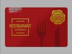 Restaurant Cadeaukaart € 100, Tickets en Kaartjes, Kortingen en Cadeaubonnen, Twee personen, Cadeaubon, Overige typen