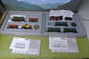 Märklin 0050 Jubileum-dubbeltreinverpakking 50 Jahre Märklin beschikbaar voor biedingen