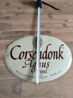 Corsendonk bier reclame bord, Ophalen of Verzenden, Zo goed als nieuw, Reclamebord, Plaat of Schild, Overige merken