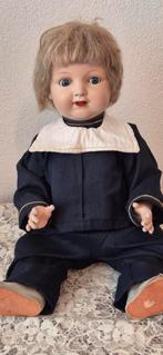 Antieke Porseleinen Pop - 58 cm, Verzamelen, Poppen, Ophalen of Verzenden, Gebruikt, Pop