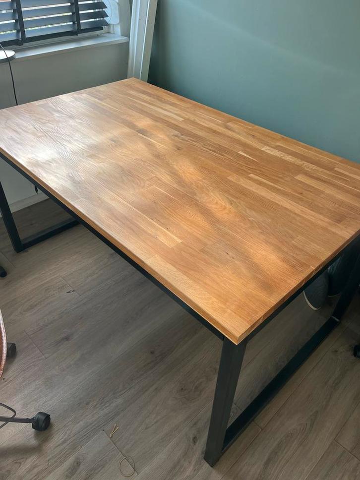 Eikenhouten tafel 150x90 cm, Huis en Inrichting, Tafels | Eettafels, Gebruikt, Ophalen