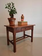 Art deco bijzettafel vintage kastje Amsterdamse school, Ophalen of Verzenden, Rechthoekig, Minder dan 55 cm