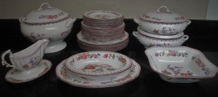 Spode England eetservies met certificaat van de ontwerper, Huis en Inrichting, Keuken | Servies, Zo goed als nieuw, Kop(pen) en/of Schotel(s)