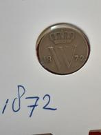 1/2 cent 1872 Willem III, Postzegels en Munten, Munten | Nederland, Ophalen of Verzenden, Koning Willem III, Overige waardes, Losse munt