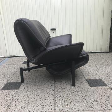 Vintage Cassina Veranda fauteuil lounge chair stoel leer beschikbaar voor biedingen
