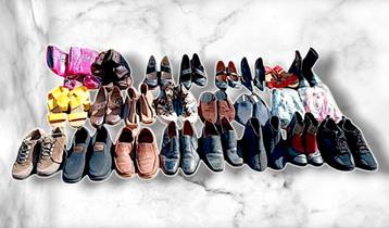Partij Schoenen ..Mix: Pantoffels, Wandelen & Meer! beschikbaar voor biedingen
