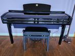 Yamaha Clavinova CVP-409 Digital Piano, Polished Ebony +kruk, Ophalen, Gebruikt, Zwart, Digitaal