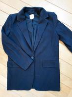 H&M lang colbert zwart maat XS, Kleding | Dames, H&M, Zwart, Ophalen of Verzenden, Zo goed als nieuw