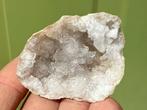 Bergkristal geode paartje mineralen A, Verzamelen, Mineralen en Fossielen, Ophalen of Verzenden, Mineraal