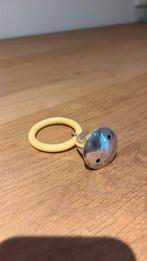 Zilveren Rammelaar, Ophalen of Verzenden, Zo goed als nieuw, Kraamcadeau