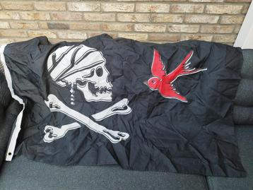Captain Jack Sparrow vlag uit de 1e film PotC Disney beschikbaar voor biedingen