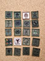 20 borstpatches KL uitzendingen nr 8, Verzamelen, Militaria | Algemeen, Ophalen of Verzenden, Landmacht, Nederland, Embleem of Badge