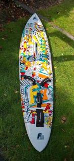 Prachtige retro F2 Sunset slalom met 2x North Zeta etc., Watersport en Boten, Windsurfen, Ophalen, 250 tot 300 cm, Gebruikt, Met draagtas