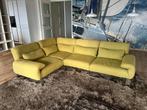 Rolf Benz Plura Hoekbank in limegroene stof, Huis en Inrichting, Banken | Bankstellen, Ophalen, 250 tot 300 cm, Gebruikt, Hoekbank