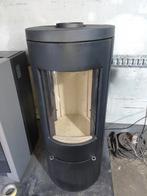 Deense houtkachel model met drie raampjes, Huis en Inrichting, Kachels, Ophalen, Houtkachel, Zo goed als nieuw, Vrijstaand